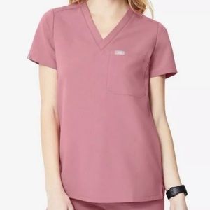 FIGS Mauve X-Small Catarina Top